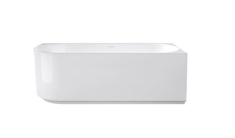 Attica Celine Right Corner 1700 Gloss White Bath with Overflow
