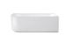 Attica Celine Right Corner 1700 Gloss White Bath with Overflow