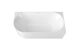 Attica Celine Right Corner 1700 Gloss White Bath with Overflow
