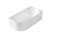 Attica Celine Right Corner 1700 Gloss White Bath with Overflow