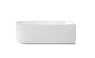 Attica Celine Right Corner 1700 Matte White Bath with Overflow