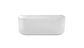 Attica Celine 1500 Gloss White BTW Multi-fit Bath with Overflow