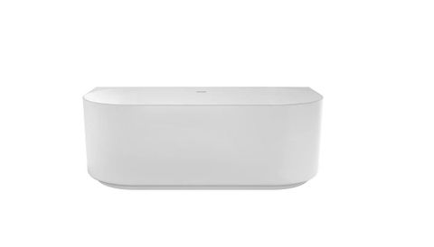 Attica Celine 1500 Matte White BTW Multi-fit Bath with Overflow