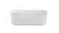 Attica Celine 1700 Matte White BTW Multi-fit Bath with Overflow
