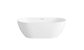Attica Manolo 1300 Gloss White Bath with Overflow