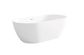Attica Manolo 1300 Gloss White Bath with Overflow