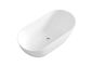 Attica Manolo 1300 Gloss White Bath with Overflow
