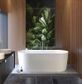 Attica Noosa Fluted 1500 Gloss White Bath with Overflow