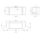 Hampshire 1200 Wall Hung White Vanity Cabinet Only