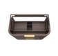 Havana 900mm Sable Walnut Wall Hung Fluted Curve Vanity