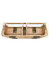 Havana 1500mm Woodland Oak Wall Hung Fluted Curve Vanity