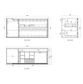 Byron 1200mm Sable Walnut Wall Hung Cabinet