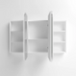 Newport 1200x750 White Shaving Cabinet