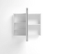 Newport 900x750 White Shaving Cabinet