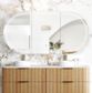 LED Bondi 1800(W)x900(H) Woodland Oak Shaving Cabinet - Premium Edition