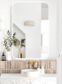 LED Newport 1200(W)x750(H) Frameless Back Lit Tuffi Mirror - Install Horizontal