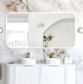 LED Newport 1500(W)x750(H) Frameless Back Lit Tuffi Mirror - Install Horizontal