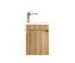 Mini Ensuite Vanity 400mm Woodland Oak Fluted Vanity