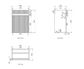 Mini Ensuite Vanity 400mm Woodland Oak Fluted Vanity
