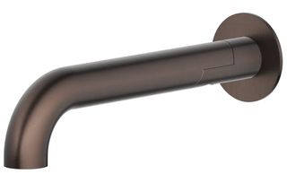 Mica Dusk Bronze Swivel Bath Spout- Curved