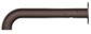 Mica Dusk Bronze Swivel Bath Spout- Curved