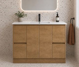 Jessica 1200 Natural OAK Vanity