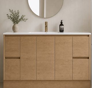 Jessica 1500 Natural OAK Vanity