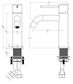 LVB Mica Basin Mixer &ndash; Curved Spout