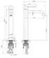 LVB Mica Tall Basin Mixer &ndash; Curved Spout