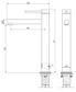 LVB Mica Tall Basin Mixer &ndash; Straight Spout