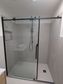 Gladstone Sliding Shower Screen Matte Black
