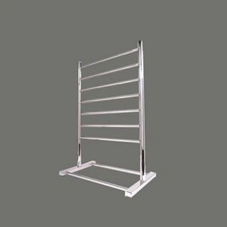 Free standing Heated Towel Rail 7 Bars Chrome