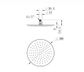 Round Brass Shower Head 300mm PVD Brushed Bronze