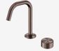 Serenity Progressive Basin Mixer Edge Spout With Metal Handle Brushed Bronze