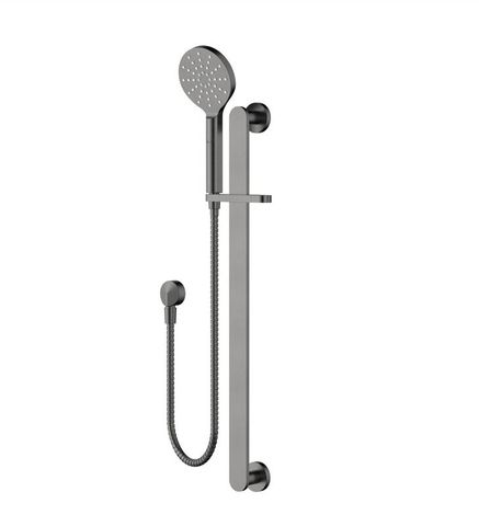 Nova Shower On Rail Electroplated Gunmetal