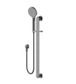 Nova Shower On Rail Electroplated Gunmetal