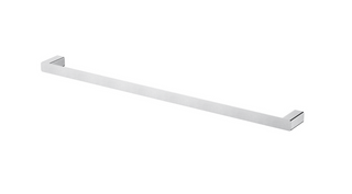Nova Electroplated Brushed Chrome Single Towel Rail 750mm