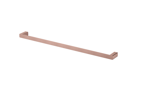 Nova Pvd Champagne Single Towel Rail 750mm