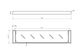 Nova Electroplated Chrome Metal Shelf