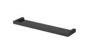 Nova Electroplated Matt Black Metal Shelf