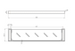 Nova Pvd Dusk Metal Shelf