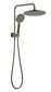 Star Compact Antique Brass Half Shower Column Set