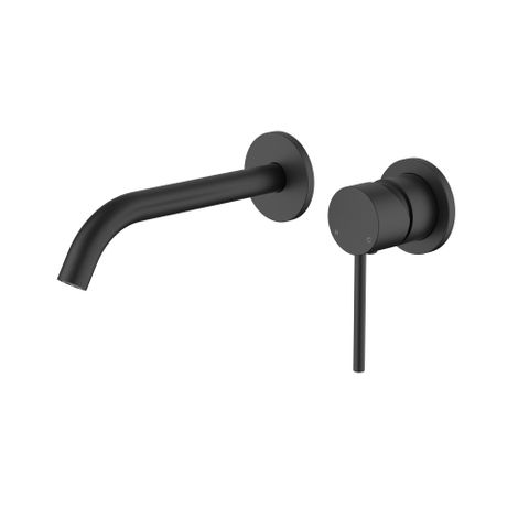 Star Mini Matte Black 35mm Small Backplate Wall Combination