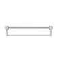 MECCA CARE 32MM GRAB RAIL WITH TOWEL HOLDER 900MM CHROME