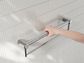 MECCA CARE 32MM GRAB RAIL WITH TOWEL HOLDER 900MM CHROME
