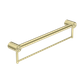 MECCA CARE 32MM GRAB RAIL WITH TOWEL HOLDER 900MM BRUSHED GOLD