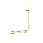 MECCA CARE 32MM AMBULANT 90 DEGREE BENT TUBE GRAB RAIL 450X450MM BRUSHED GOLD