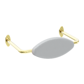 MECCA CARE DDA TOILET BACKREST BRUSHED GOLD