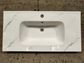 900x465x165mm Carrara Gloss Ceramic Top 1TH ROUND BOWL