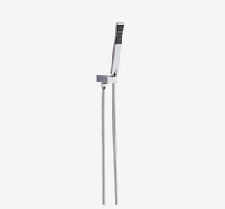 SQUARE SHOWER ON BRACKET CHROME